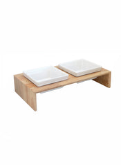 Gamelle double avec support 200 MLx2