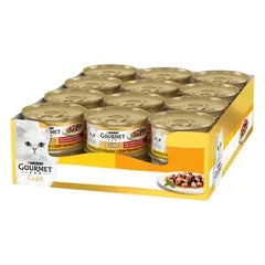 PURINA® GOURMET® GOLD ALIMENT HUMIDE CHAT  CROCS À LA SAUCE POULET ET FOIE 85 G