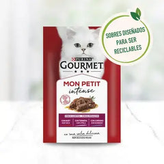 PURINA® GOURMET® MON PETIT ALIMENT HUMIDE CHAT Sélection de viandes (BŒUF, VEAU ET AGNEAU) 6x50G