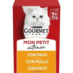 PURINA® GOURMET® MON PETIT ALIMENT HUMIDE CHAT Sélection de volailles (POULET, CANARD ET DINDE) 6x50G