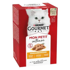 PURINA® GOURMET® MON PETIT ALIMENT HUMIDE CHAT Sélection de volailles (POULET, CANARD ET DINDE) 6x50G
