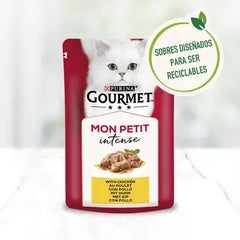 PURINA® GOURMET® MON PETIT ALIMENT HUMIDE CHAT Sélection de volailles (POULET, CANARD ET DINDE) 6x50G