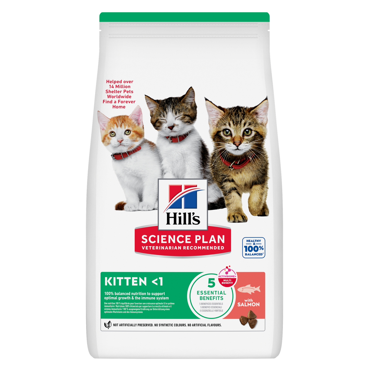 HILL'S SCIENCE PLAN Aliment Sec pour Chat (Kitten) Saumon 1,5 Kg