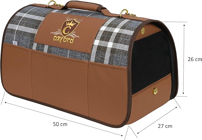 Sac, Caisse de Transport pour Chien au Chat CAZO Oxford 50x27x26cm