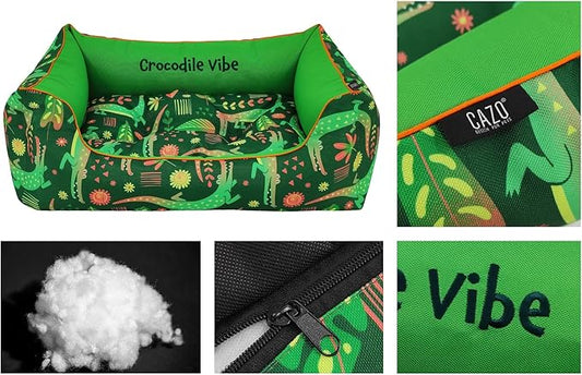 Coussin pour Chien et Chat Cazo Crocodile Vibe 75x60cm