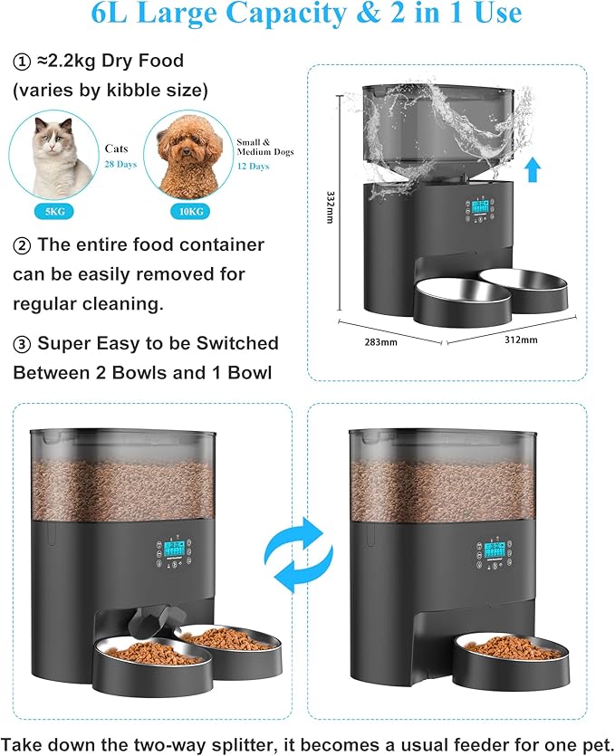 Distributeur Croquettes Automatique Connecté Wifi