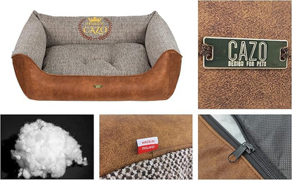 Cazo - Coussin pour Chien et Chat Corbeille Soft Premium