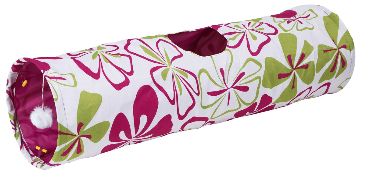 Kerbl Jouet pour Chat Cat Tunnel Flower 90 cm