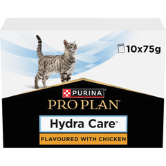 Pro Plan Hydra Care Aliment Humide Chat, complément d’hydratation pour chats, (10x75g)