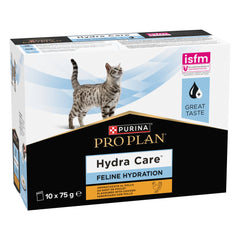 Pro Plan Hydra Care Aliment Humide Chat, complément d’hydratation pour chats, (10x75g)