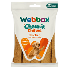 Webbox Meaty Chew-it Chews Chicken Dog Treats 200g