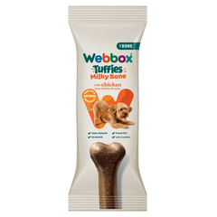 Webbox Tuffies Milky Bone with Chicken Dog Treat 90g
