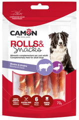 Camon Rouleaux de vache avec canard 70 G