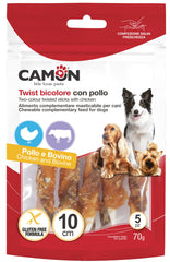 Camon Torsion bicolore avec poulet et vache 70g
