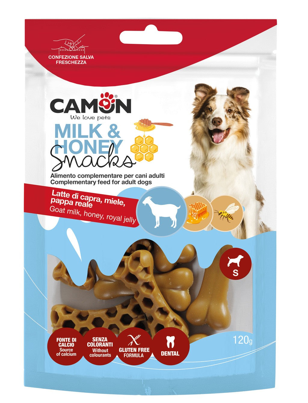 Milk&amp;Honey Bones Snack S 120g