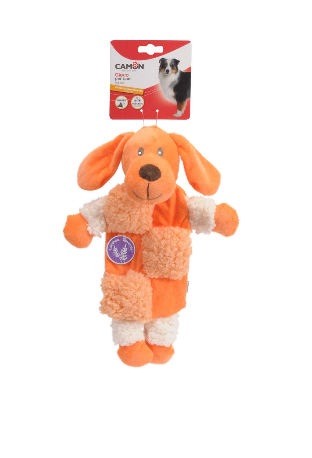 Jouet pour chien - animaux en peluche assortis parfumés au couineur - Moyen