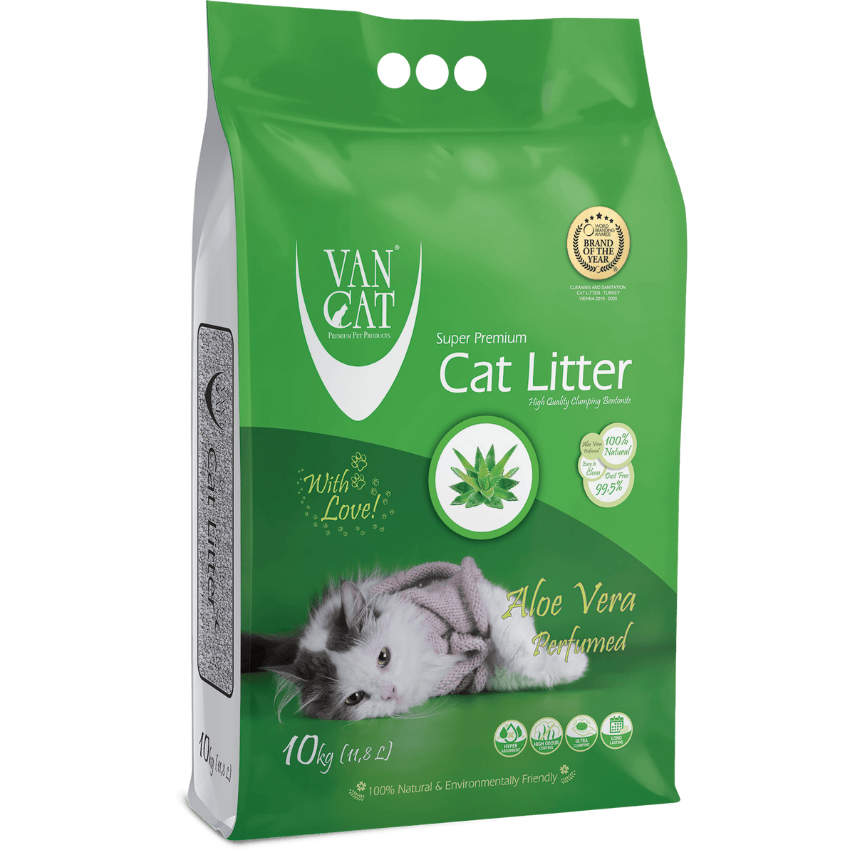 VanCat Aloe Vera Clumping Litter 10 Kg (11.8 L) 