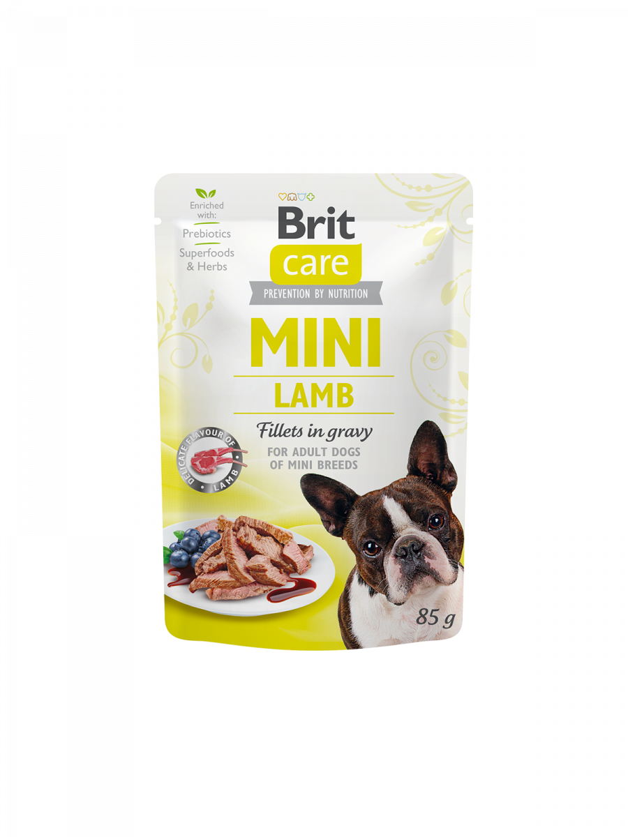 Brit Care Mini Lamb fillets in gravy 85 G