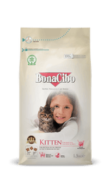 Bonacibo Aliment Sec pour Chat Kitten 1,5 Kg