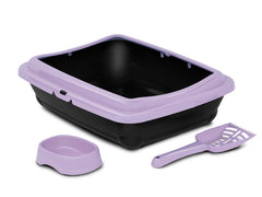 Bergamo Kit Bac à litière (Bac+Pelle+Gamelle)