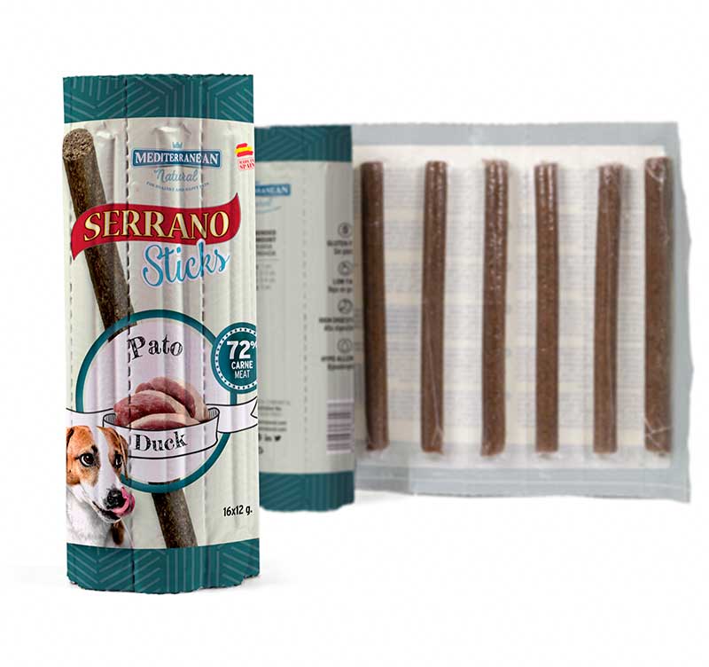 Serrano Duck Dog Sticks (16pcsx12g) 