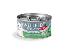 WELLFED Calming Aid -Aliment Humide Chat-  Chicken Fillets , Apple & Chamomile 70g
