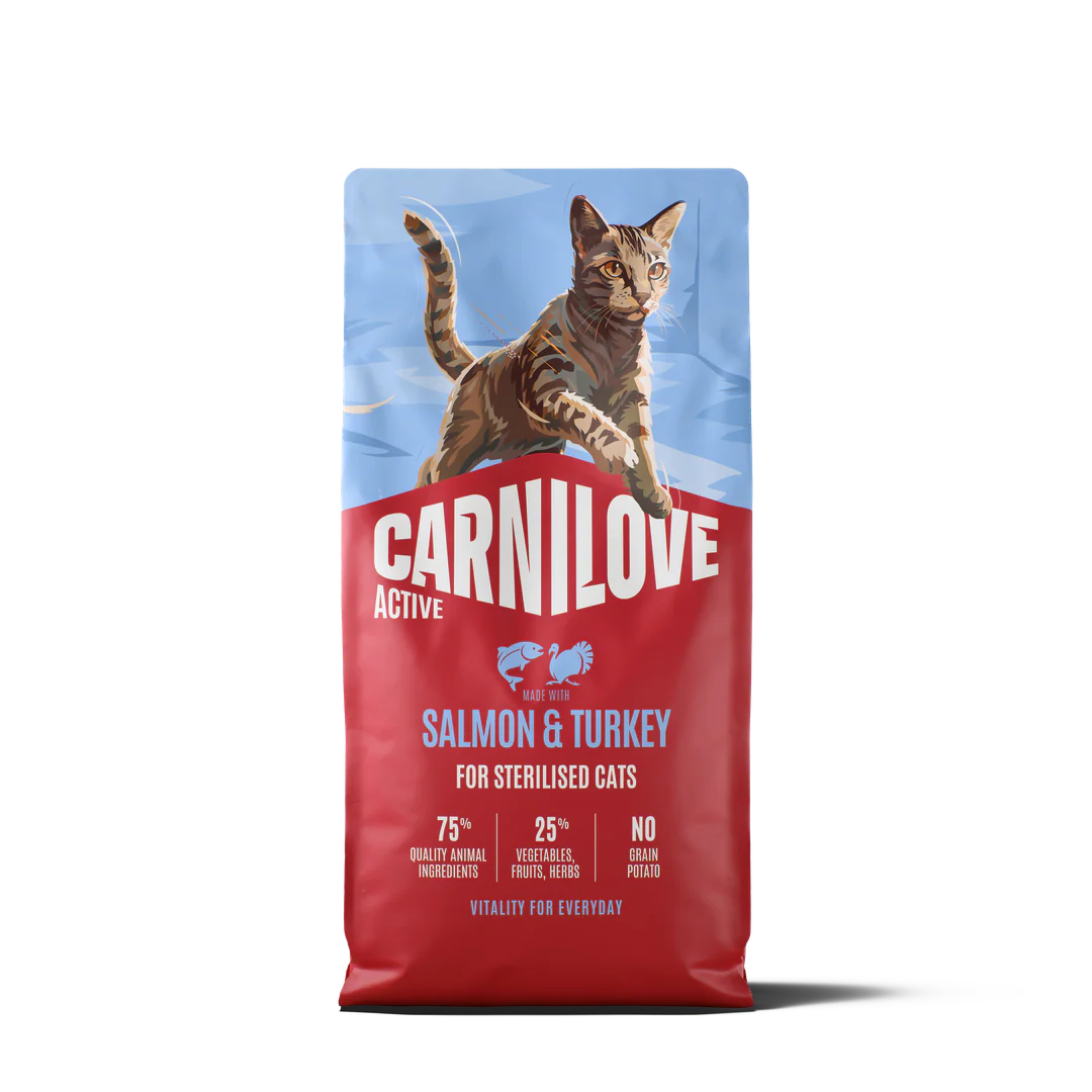 Carnilove Aliment Sec pour Chat ACTIVE Chat stérilisé - Saumon et dinde
