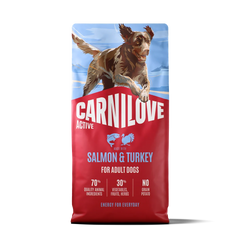 Carnilove Aliment Sec Chien ACTIVE Chien adulte - Saumon et dinde 12 Kg