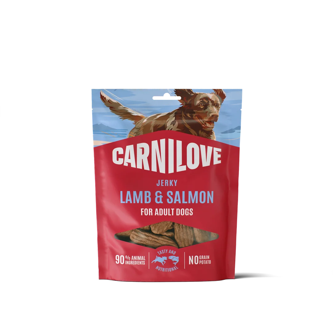 Carnilove Lamb & Salmon JERKY Snack for Dogs 100g