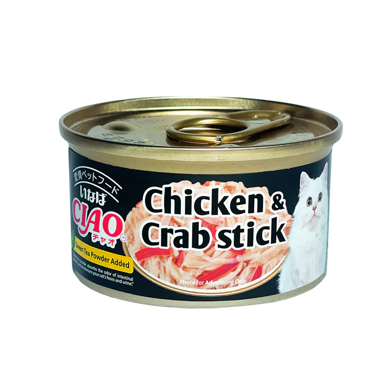 Ciao Cat Chicken Fillet and Crab Stick in Jelly 75g