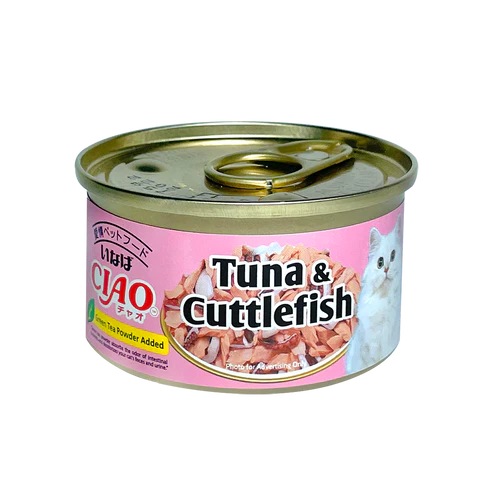 Ciao Cat White Meat Tuna with Cuttlefish in Jelly 75g