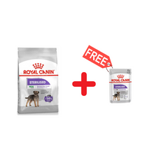Royal Canin Aliment Sec Chien Mini Sterilised 3 Kg + Pochon 85 G Offert