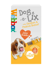 Webbox Dog e Lix with Chicken & Peanut Butter Creamy Dog Treats 90g (6PCS)