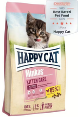 Happy Cat Aliment Sec pour Chat Minkas Kitten Care Poultry - Volaille