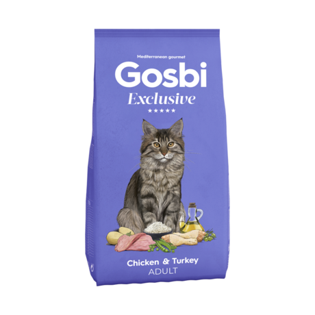 Gosbi Exclusive Aliment Sec pour Chat chicken & turkey adult