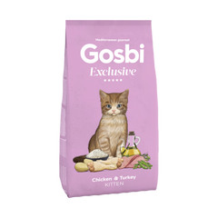 Gosbi Exclusive Aliment Sec pour Chat chicken & turkey kitten