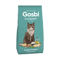 Gosbi Exclusive Aliment Sec pour Chat chicken & salmon sterilized