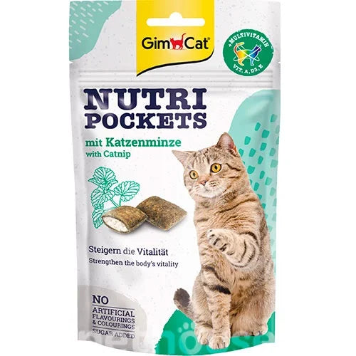 GIMCAT Nutri Pockets with Catnip 60G