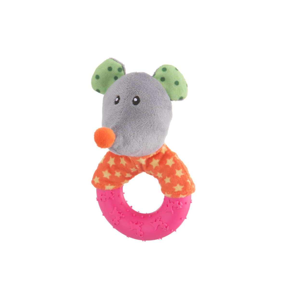 Leopet Jouet pour Chien Souris en Peluche avec Anneau