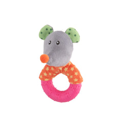 Leopet Jouet pour Chien Souris en Peluche avec Anneau