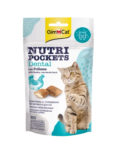 GIMCAT NUTRI POCKETS DENTAL 60G