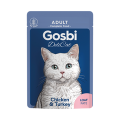 Gosbi DELICAT Aliment Humide Chat Adult Chicken & Turkey loaf 70 G