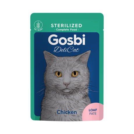 Gosbi DELICAT Aliment Humide Chat Sterilized Chicken loaf 70 G