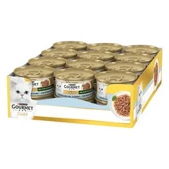 PURINA® GOURMET® GOLD ALIMENT HUMIDE CHAT Délices succulentes avec poisson d’océan 85 G