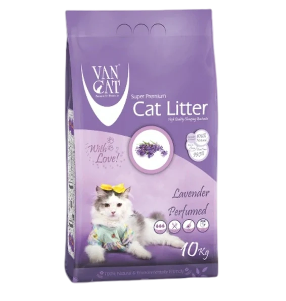 VanCat Clumping Litter Lavender 10 Kg (11.8 L) 