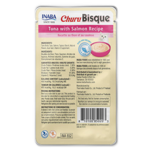 CHURU BISQUE Tuna with Salmon Recipe 40g