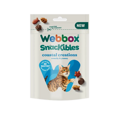 Webbox Snackibles Coastal Creations Gâteries pour chats 85g
