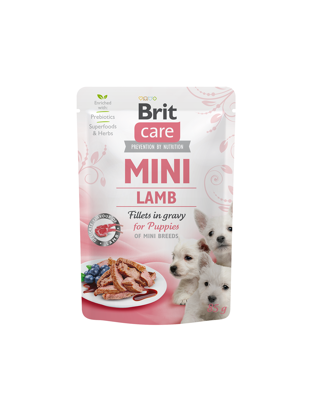 Brit Care Mini Lamb fillets in gravy for puppies 85 G