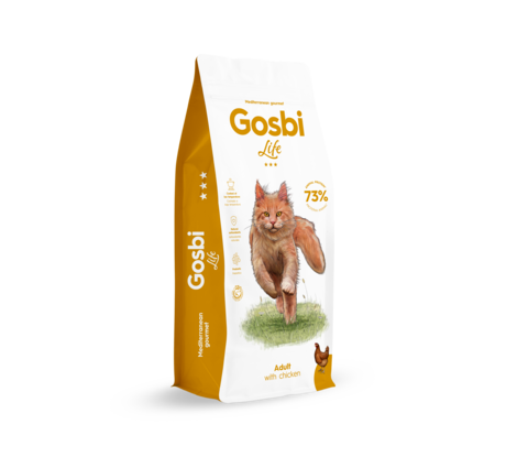 Gosbi Life Aliment Sec pour Chat adult with chicken 12 Kg