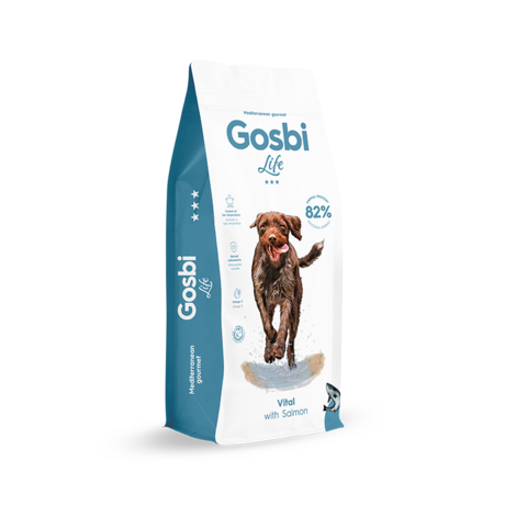 Gosbi Life Vital with salmon Aliment Sec Chien Adulte 12 Kg